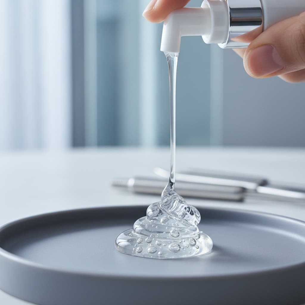Serum preparation for a customized facial at Studio B Skin
